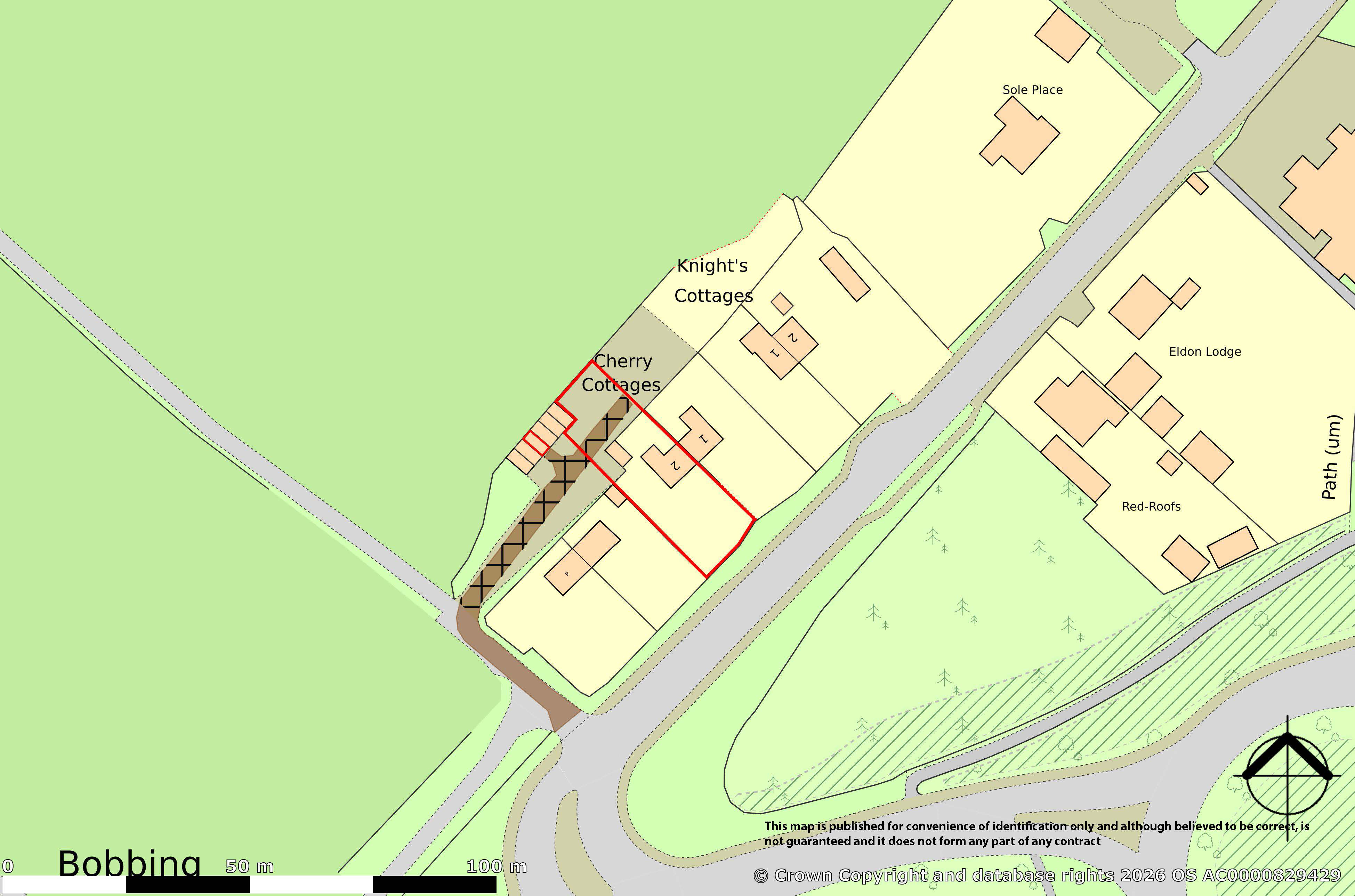 Lot: 137 - THREE-BEDROOM SEMI-DETACHED HOUSE - RESIDENTIAL INVESTMENT - Location Plan